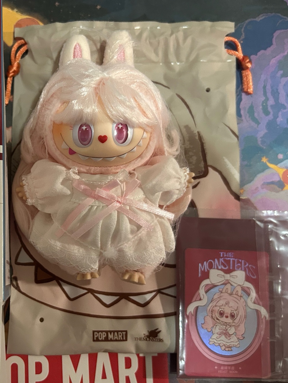 Pop Mart The Monsters Labubu Hair Salon Series Vinyl Plush - Velvet Noon